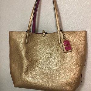 Ralph Lauren Reversible Tote Bag + Wristlet